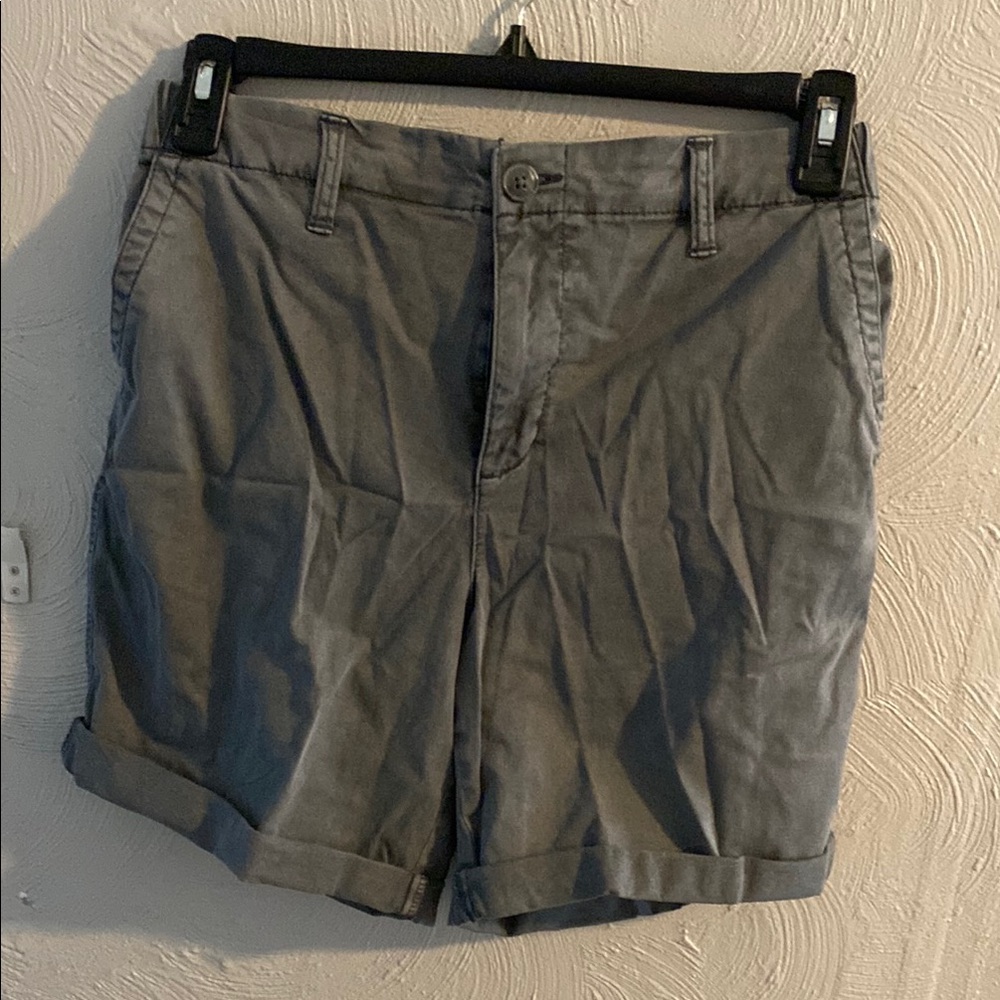 Gray Casual Shorts